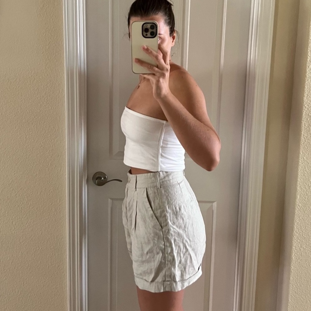 NA-KD linen shorts